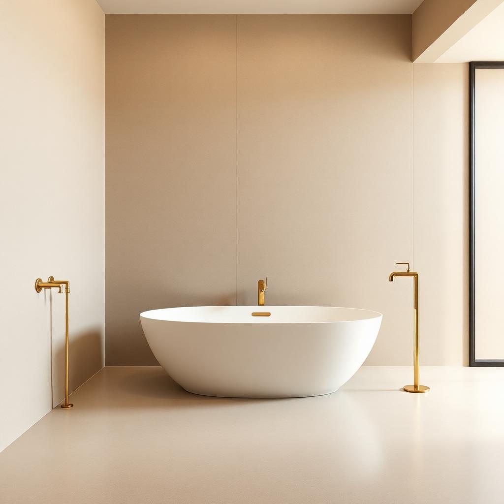 Microcement badkamer — Microcement wanden + vloer in Nijmegen