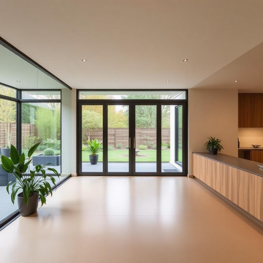 Uitbouw met PU gietvloer — PU gietvloer in Ewijk