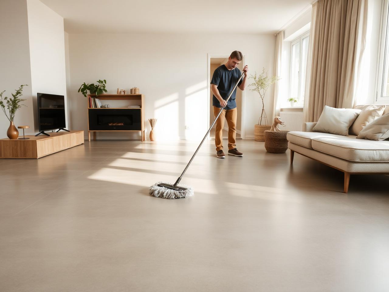 Onderhoud & her-coating gietvloeren — Houd uw gietvloer jarenlang als nieuw met een jaarlijkse onderhoudsbeurt of nieuwe toplaag.