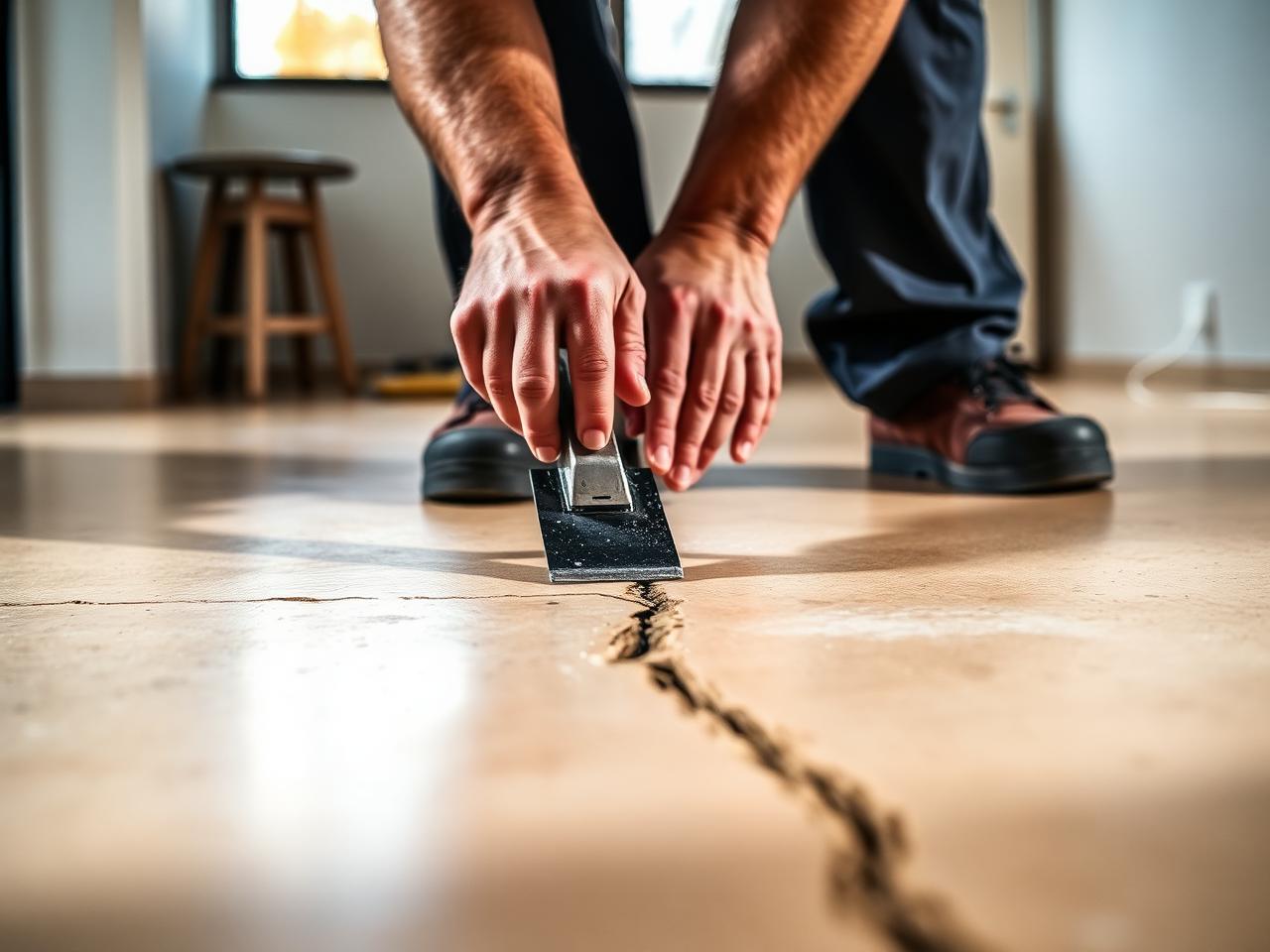Reparatie & herstel gietvloeren — Krassen, scheuren, bobbels of beschadigde randen — wij maken het onzichtbaar.